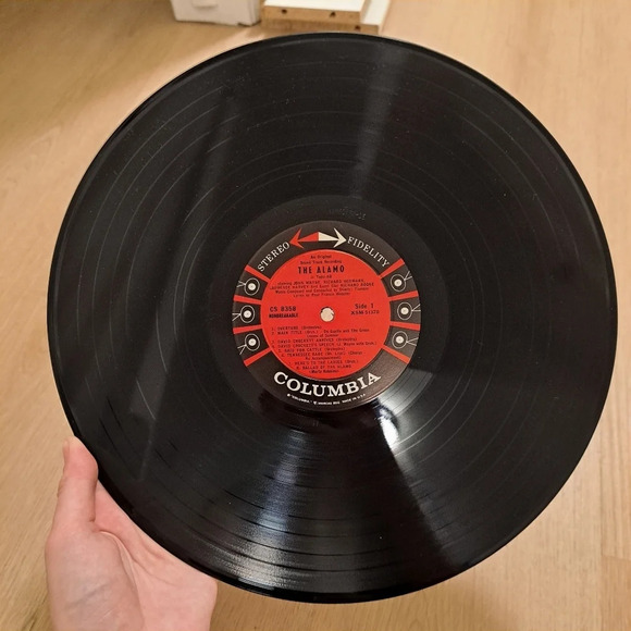 Vintage The Alamo in Todd-AO Original Soundtrack Columbia Records Vinyl Record - Picture 3 of 4